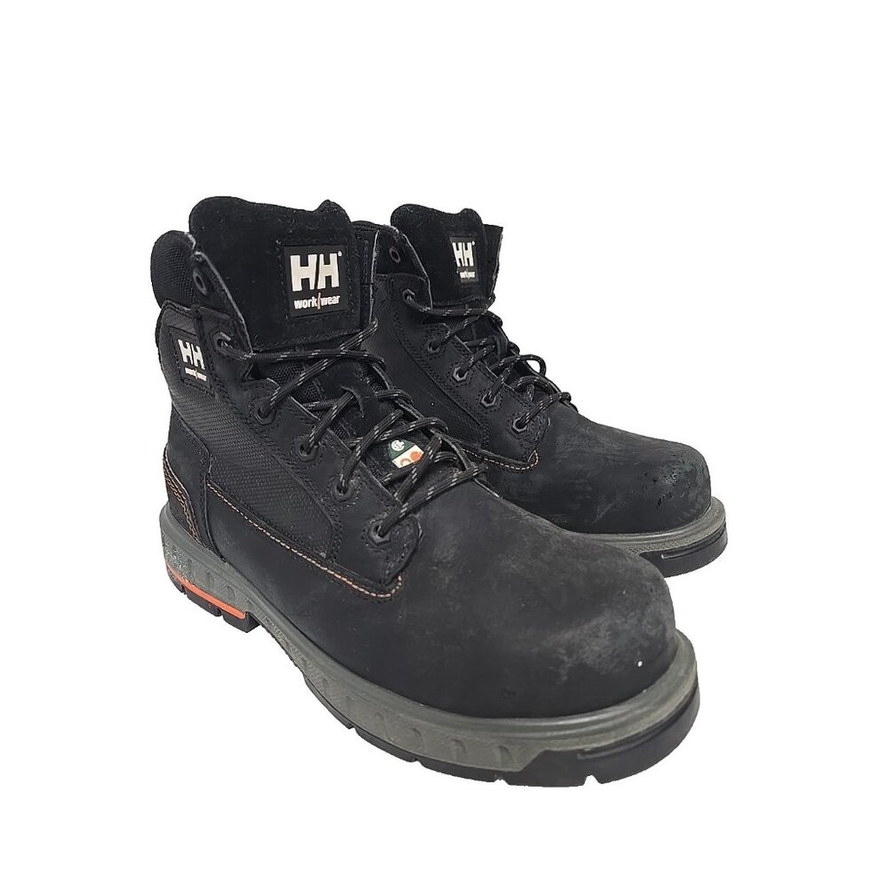 Helly Hansen Men's 6” FreshTech Steel Toe Work Boots HHS232001 Black Size 11M